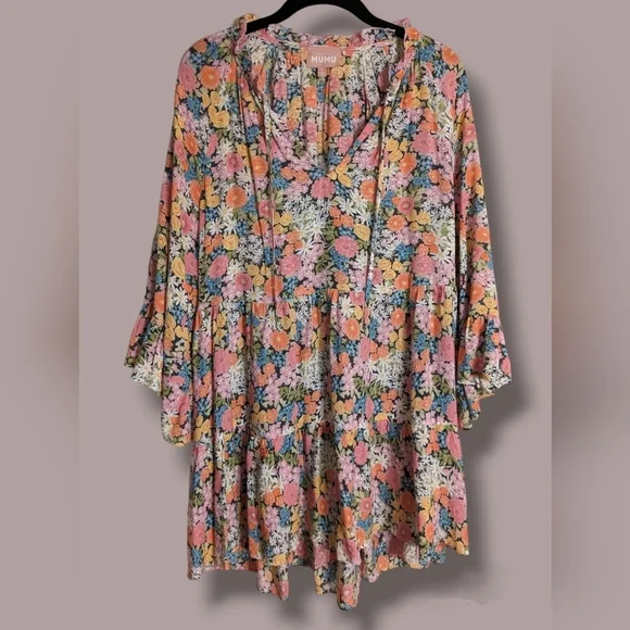 Show Me Your Mumu Viola Mini Dress in Wild Flora - Picture 3 of 11